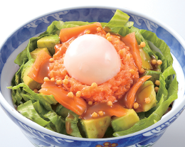 アボカドサーモン丼