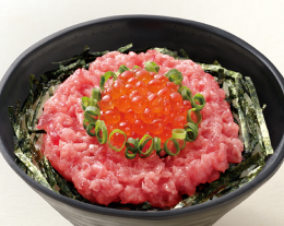 いくらねぎとろ丼