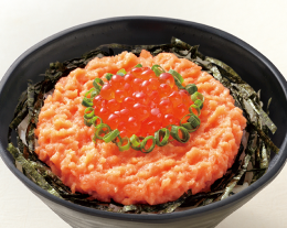 いくらさけとろ丼