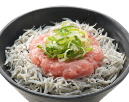 釜揚げしらすねぎとろ丼
