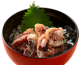 たこの唐揚げ丼