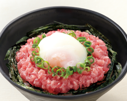 月見ねぎとろ丼