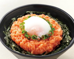 月見さけとろ丼