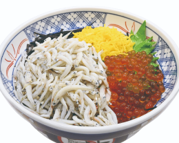 瀬戸内しらすといくら丼