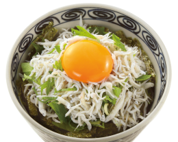 瀬戸内しらすと月見丼