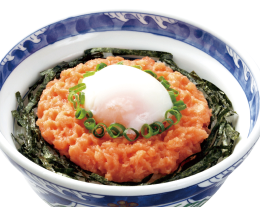 月見さけとろ丼