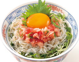 ねぎとろしらす丼